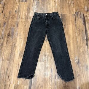 We The Free Black Straight Jeans